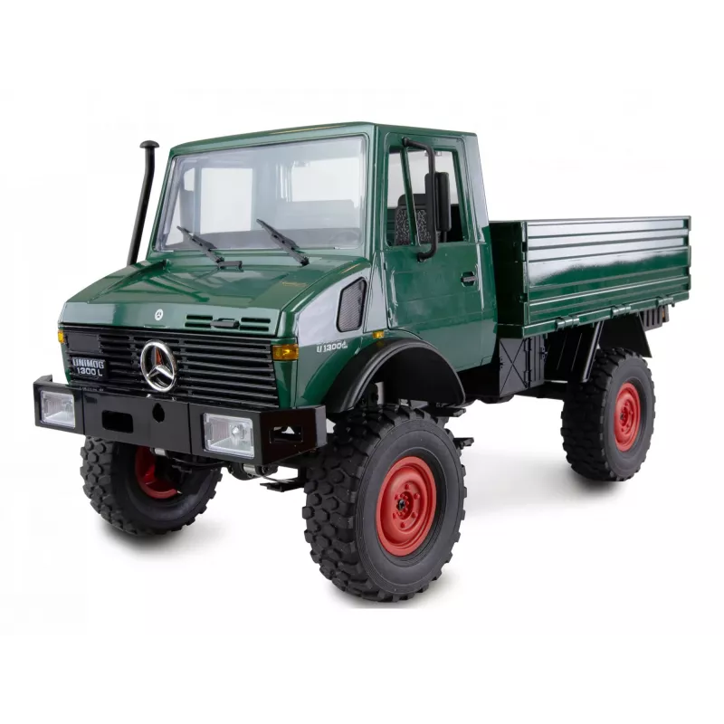 Zdalnie sterowany samochód Amewi Mercedes‑Benz Unimog w skali 1:12 4WD, zielony
