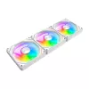 Wentylatory chłodzące Darkflash Gauss G24 3-w-1 Biały 120mm — zestaw 3, 120 mm