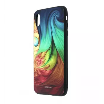 Szkło hartowane ochronne Tellur Cover Glass z nadrukiem do iPhone XS Max — szkło hartowane z nadrukiem