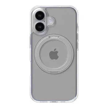 Etui ochronne Torras Ostand Pro do iPhone 16 Plus, przezroczyste cienki-fit, TPU/PC