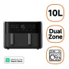 Frytkownica powietrzna Xiaomi Dual Zone EAN 10 L 2700 W czarna