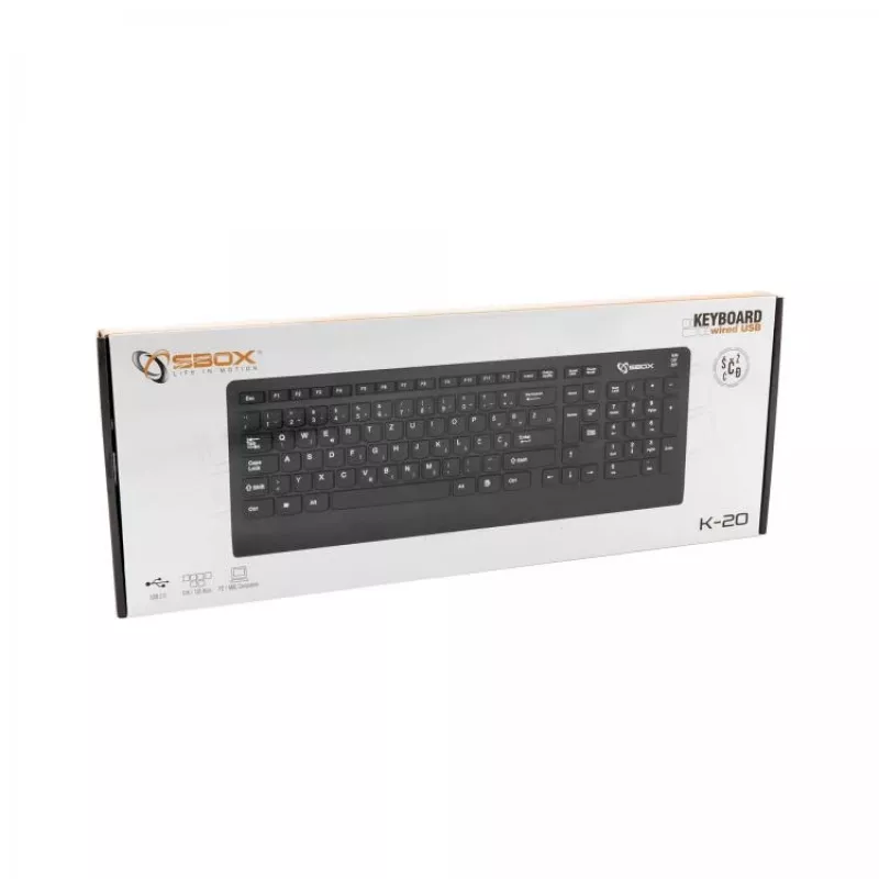 Klawiatura Sbox K-20, przewodowa USB