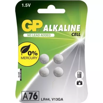 GP Alkaliczna bateria guzikowa 76A/LR44/V13GA 1,5V 4 szt. blister