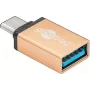 Wentronic Goobay Adapter USB-C™ - gniazdo USB 3.0 A, złoty - do połączenia między urządzeniami USB-C™ i USB-A (56622)