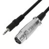 Mikrofon PC MEDIA-TECH MT397S — przewodowy, wejście XLR, 20–20000 Hz, 150 Ω, -32 dB, kabel 2,4 m, podstawka biurkowa, czarny