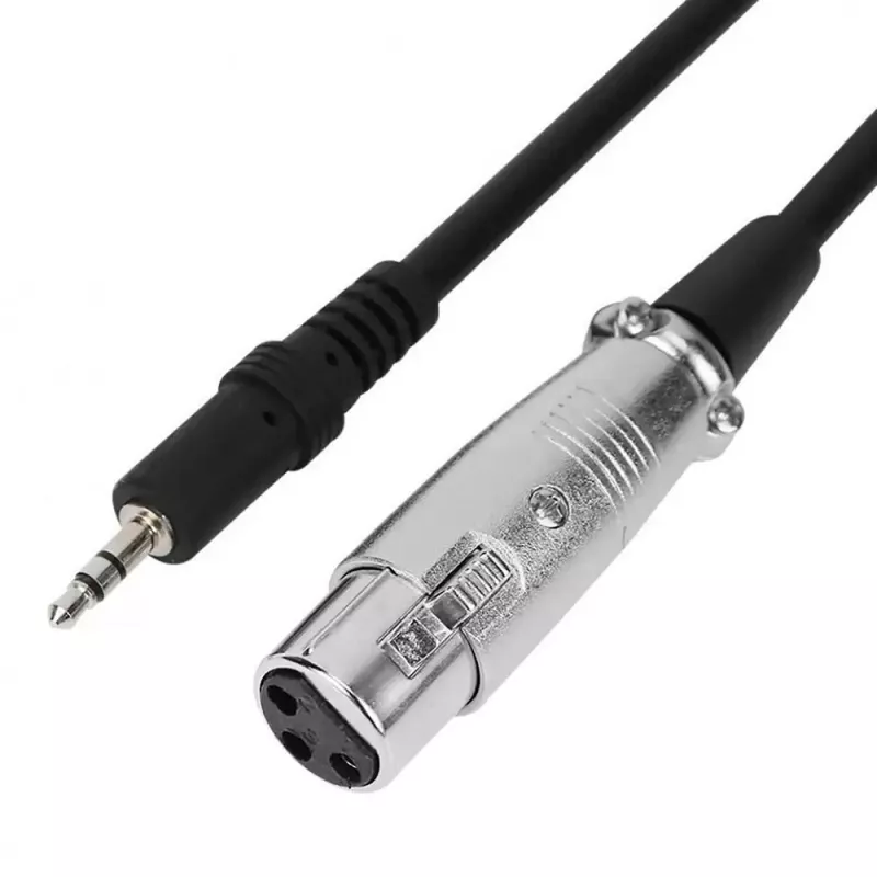 Mikrofon PC MEDIA-TECH MT397S — przewodowy, wejście XLR, 20–20000 Hz, 150 Ω, -32 dB, kabel 2,4 m, podstawka biurkowa, czarny