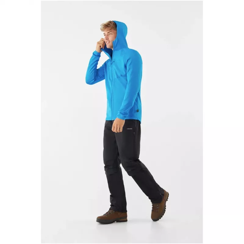 Viking Jukon Hoodie Zip Sweatshirt - niebieski