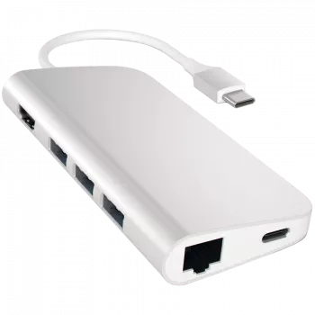 Satechi USB-C Multiport Adapter 8K z Ethernet V3 space grey (ST-P8KEM)