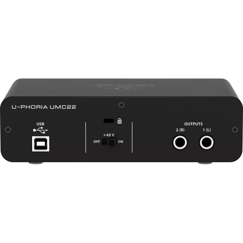 Behringer UMC22 dodatkowy sprzęt muzyczny Przedwzmacniacz koncertowy/studyjn