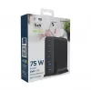 GEMBIRD ładowarka do urządzeń mobilnych TA-UC-2A4C-PD75-01-BK — 75 W, 4× USB-C + 2× USB-A, PD i QC3.0, jednoczesne ładowanie 6 urządzeń, kabel 1,5 m, czarna