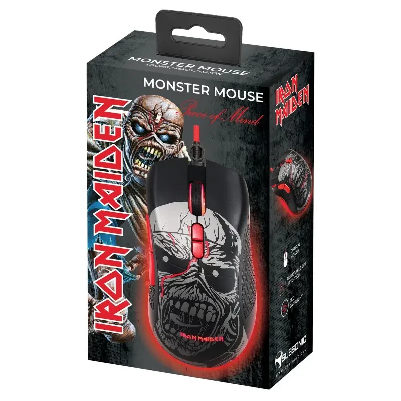 Mysz gamingowa Subsonic Iron Maiden Piece Of Mind USB