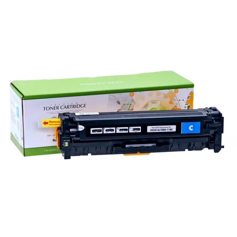 Zgodny Static-Control Hewlett-Packard CC531A cyjan IP Safe