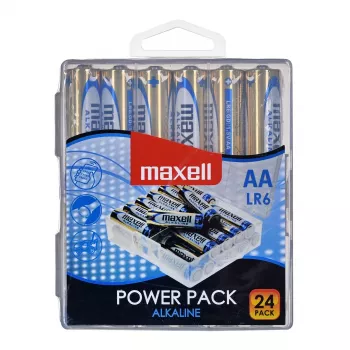 MAXELL Bateria alkaliczna LR6 VALUE BOX, 24 szt.
