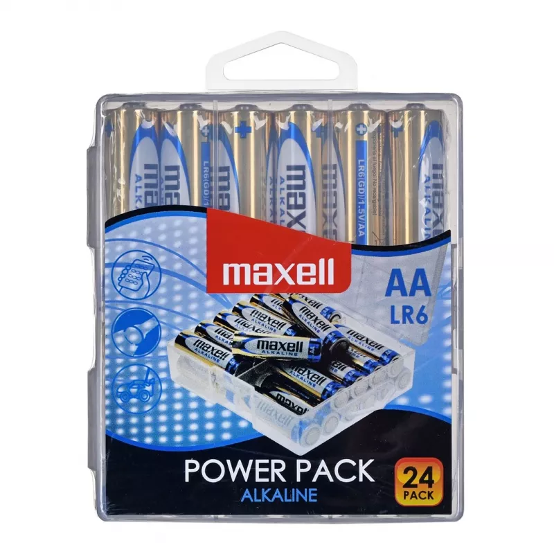 MAXELL Bateria alkaliczna LR6 VALUE BOX, 24 szt.
