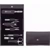 ZWILLING Classic, stal nierdzewna, 97646-008-0, podróżny zestaw do manicure, fioletowe etui, 7 elementów