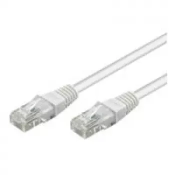 Kabel krosowy Wentronic Goobay CAT 6, U/UTP, biały, 10 m - mieszanka miedzi CCA (68634)
