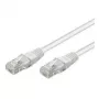 Kabel krosowy Wentronic Goobay CAT 6, U/UTP, biały, 10 m - mieszanka miedzi CCA (68634)