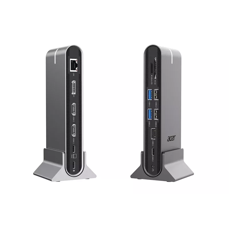 Stacja dokująca Acer Type-C Universal Docking Station 15w1 (USB-C, 15 portów), Docking Station + Hub USB