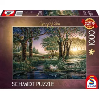 Puzzle schmidt spiele Terry Redlin „Morning Magic at the Pond” — 1000 elementów