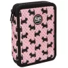 Dwupiętrowy piórnik szkolny z wyposażeniem Coolpack Jumper XL Doggies