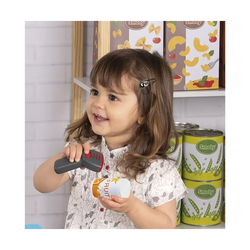 Kasa fiskalna Smoby Duża kasa fiskalna Wielokolorowa 3 lata