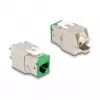 Moduł keystone DeLOCK 88116 płaski zielony RJ-45 10 szt.