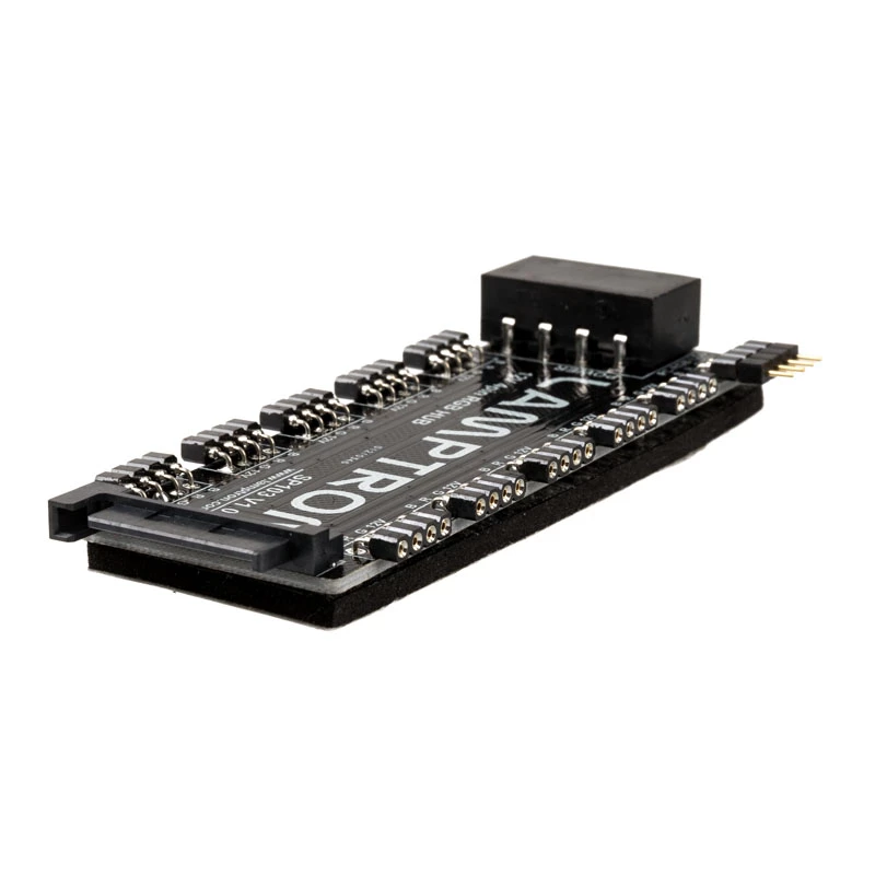 RGB Hub Lamptron SP103 10x dla Aura Sync, Fusion, Mystic — 10-kanałowy kontroler RGB