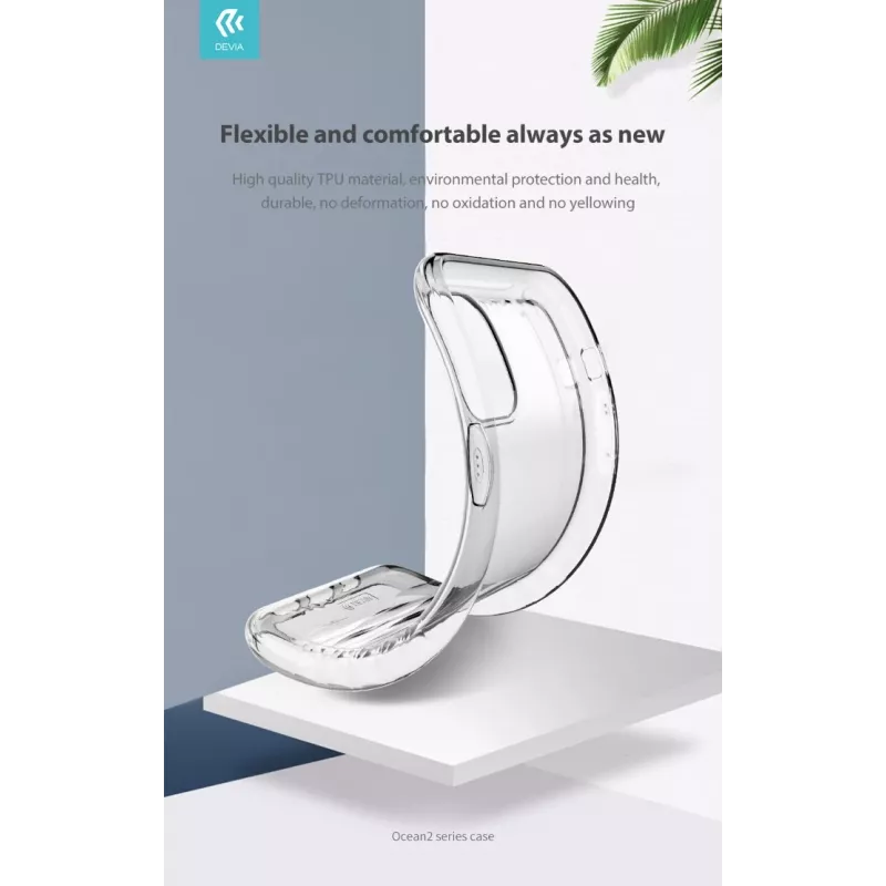 Etui na smartfona Devia z serii Ocean2 do iPhone 11 Pro Max, przezroczyste, ochronna osłona