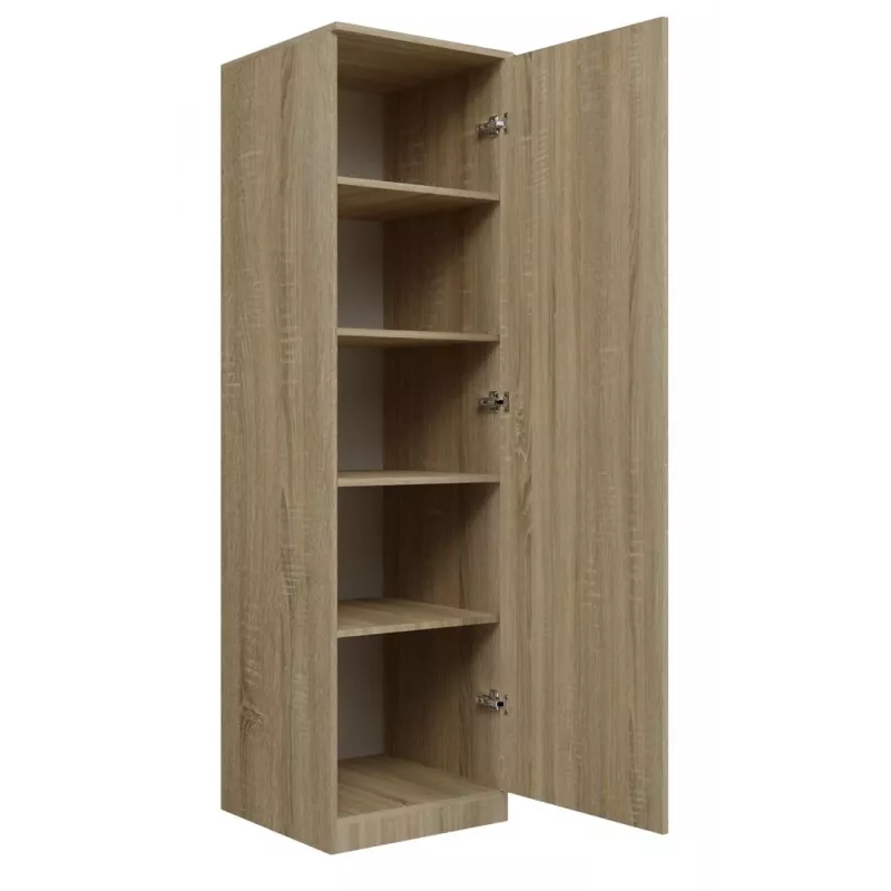 Szafa Topeshop SD-50 SON KPL 5 półek 1 drzwi Dąb