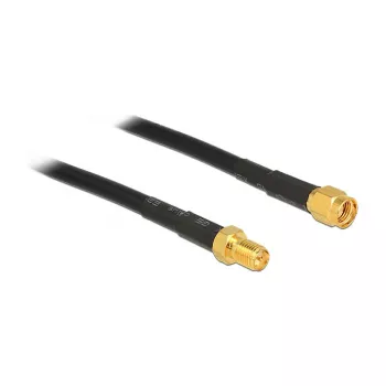 Kabel koncentryczny DeLOCK CFD200 3m RP-SMA czarny