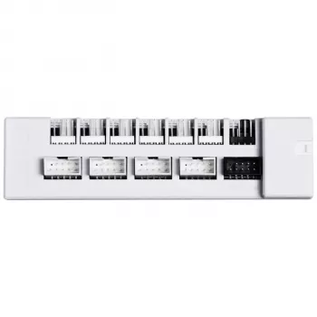 Hub USB i PWM Lian Li EDGE HUB EG-HUB01W — 4× USB, 6× PWM, biały