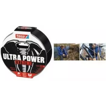 Taśma naprawcza Tesa ULTRA POWER EXTREME 50 mm x 25 m – wyjątkowo mocna, gruba warstwa klejąca