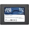 Dysk SSD 2,5 cala SATA III PATRIOT P210 512 GB — odczyt 500 MB/s, zapis 400 MB/s
