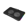 Podkładka chłodząca do laptopa FURY GUNBAI G3 14.1–17.3 cala z 2 wentylatorami, podświetleniem RGB, 2× USB