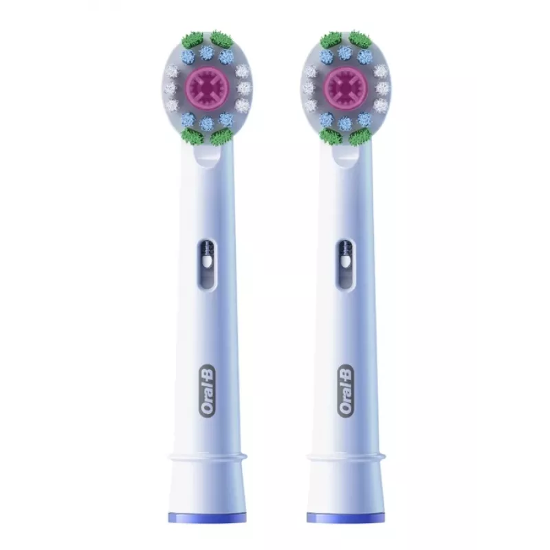 Główki szczoteczki do zębów Oral-B 3D biały EB18-2 – główki wymienne, 2 szt.