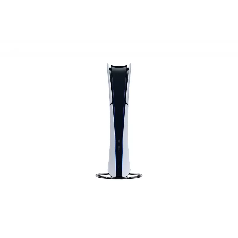 Sony podstawka pionowa, Stand, PlayStation 5 cienki, czarna, chromowana, błyszcząca/matowa, PlayStation 5 cienki, PlayStation 5 cienki Digital Edition, 191 mm