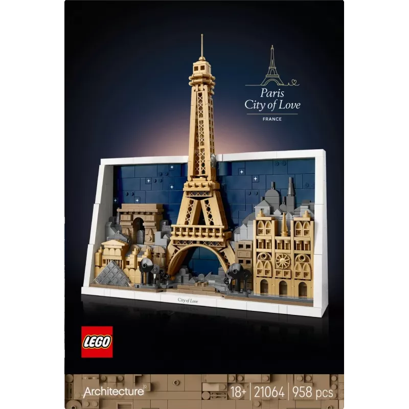 LEGO ARCHITECTURE 21064 Paryż – Miasto Miłości