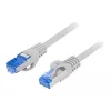 Kabel sieciowy LANBERG Cat6a S/FTP PCF6A-10CC-0300-S RJ-45 3 m Szary, LSZH, 500 MHz, CCA, Ø6 mm
