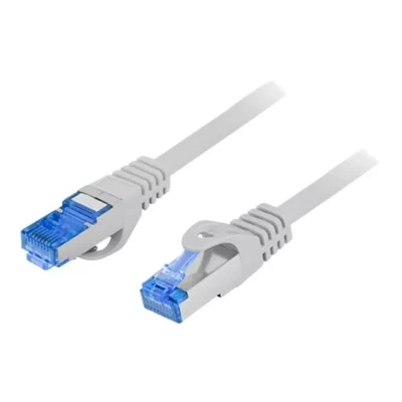 Kabel sieciowy LANBERG Cat6a S/FTP PCF6A-10CC-0300-S RJ-45 3 m Szary, LSZH, 500 MHz, CCA, Ø6 mm