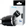 Inteligentna wtyczka Shelly Wave Plug S Z-Wave 800 Czarna — inteligentne gniazdko Z-Wave 800, 230V/12A, 2500W, pomiar energii