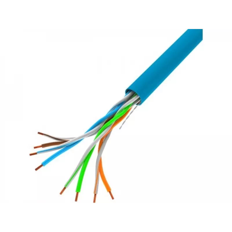 Kabel sieciowy Lanberg LCU5-12CU-0305-B U/UTP Cat5e 305 m niebieski