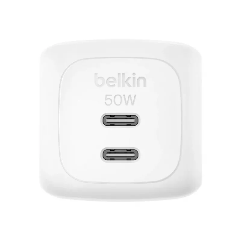 Ładowarka ścienna Belkin WCH019KQWH 50W Dual USB-C PD PPS