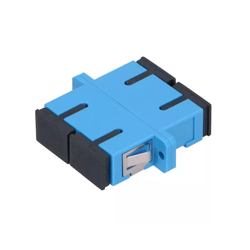 Adapter światłowodowy Extralink SC/UPC Singlemode Duplex, niebieski, złącza SC/UPC