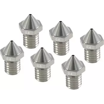 Zestaw dysz do Flashforge Creator 3 Pro — dysze zamienne 0,4 mm, 0,6 mm, 0,8 mm