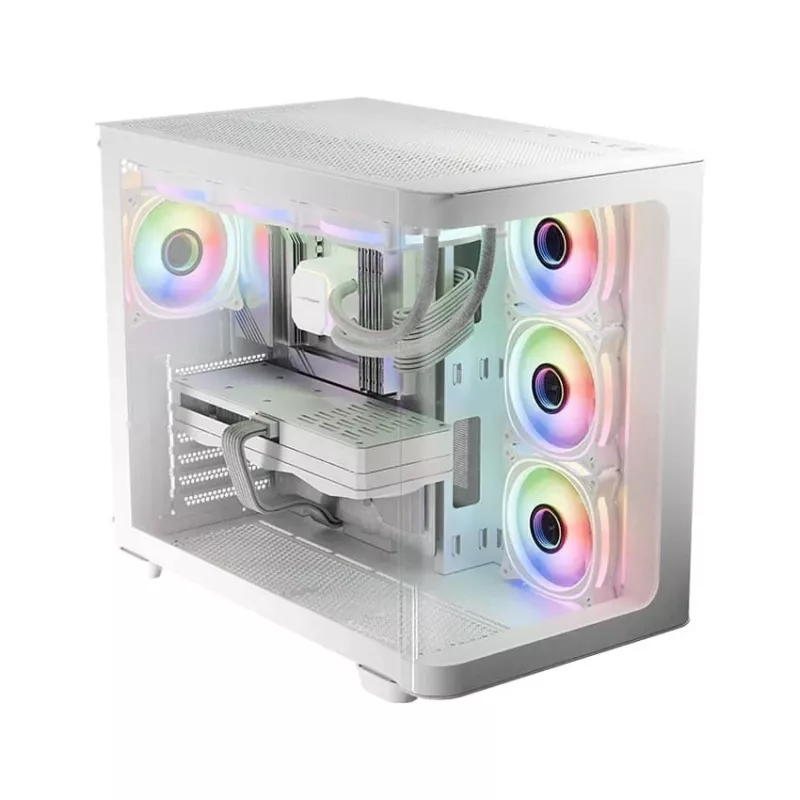 Obudowa komputerowa Midi LC-Power Gaming 8001W Pro-Storm Light, ATX, czarna