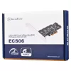 Kontroler Serial ATA SILVERSTONE SST-ECS06 — karta PCIe z 6 portami SATA