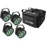 EUROLITE Zestaw 4x LED PARty TCL Spot + Soft-Bag (20000540)
