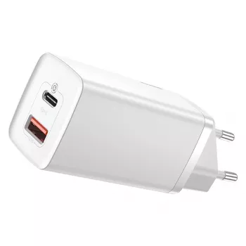 Ładowarka Baseus CCGAN2L-B02 Wewnętrzna AC Szybkie Ładowanie 20V 1xUSB 1xType-C Biała