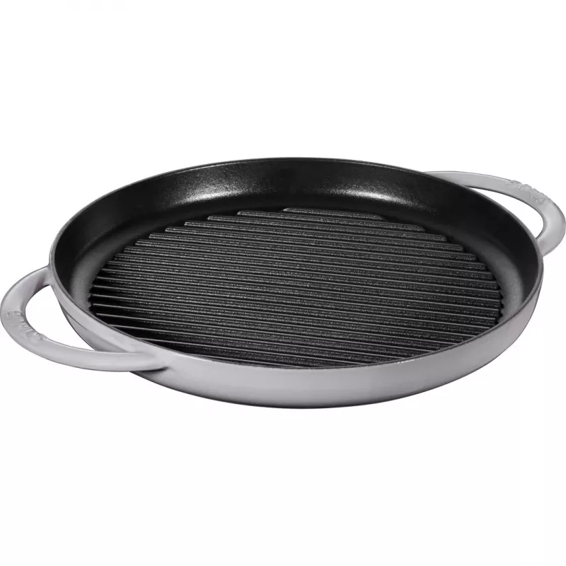 Patelnia grillowa ZWILLING STAUB okrągła 30 cm szara