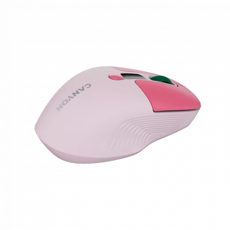 Canyon MW-26 - 2w1 bezprzewodowa mysz optyczna Bluetooth / 2,4 GHz - cicha - różowa